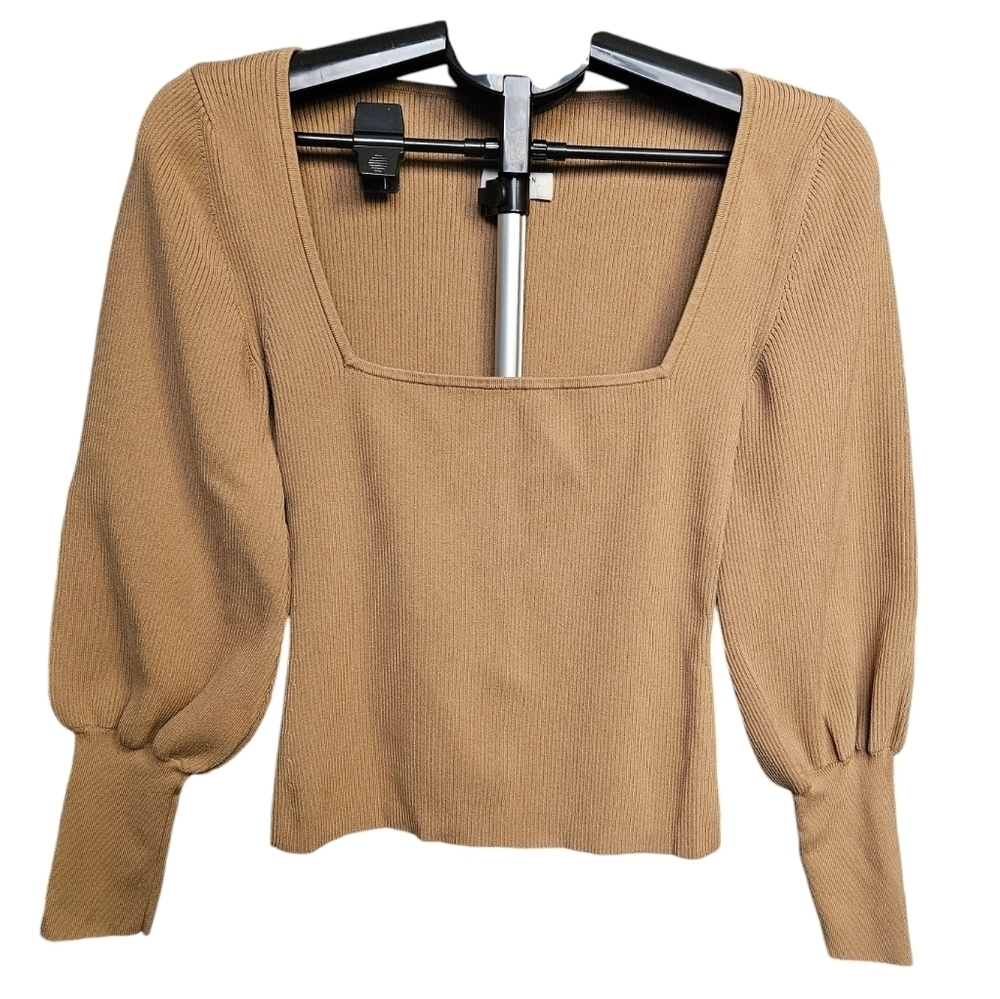 Babaton Constant Carmel Gideon Sculpt Sweater Size M